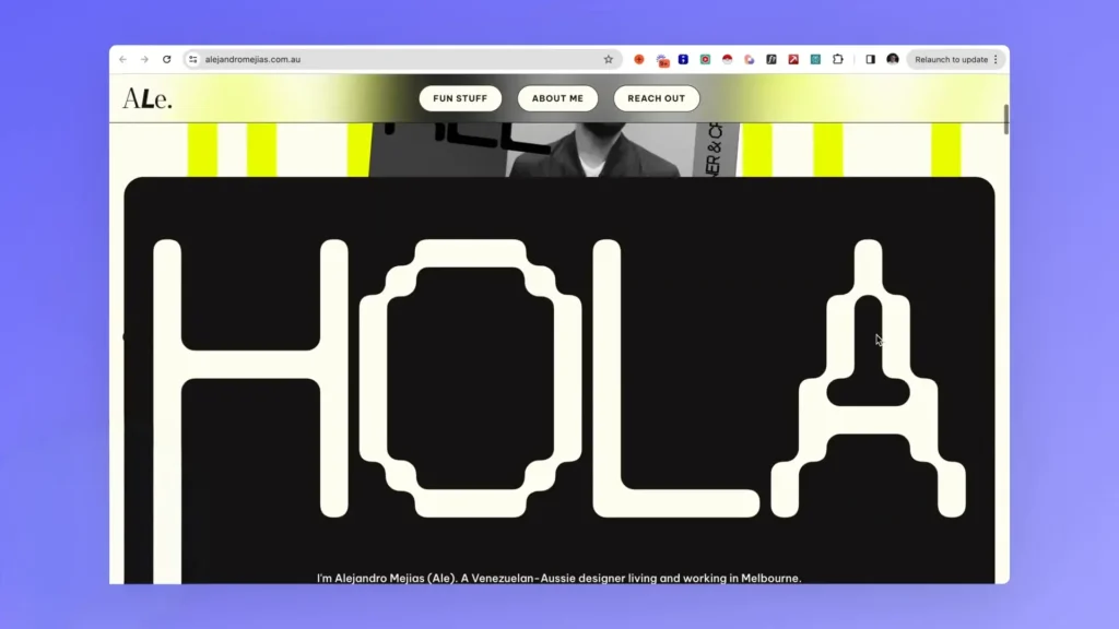 portofolii web design